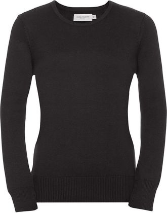 Russell Athletic Russell Collectie Dames/Dames V-hals gebreide trui (Houtskool mergel)