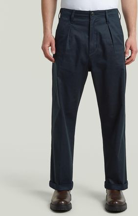 G-Star Pleated Chino Relaxed - Donkerblauw - Heren