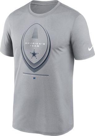 Nike Dallas Cowboys Legend Icon Nike Mens Dri-FIT NFL T-Shirt in Grey | NKGK01V7RD-NDB