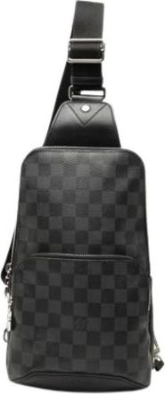 Louis Vuitton Pre-owned Cross Body Bags, male, Black, Size: ONE SIZE Pre-owned Vintage Damier Sling Bag