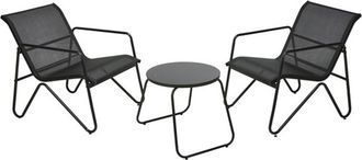 OEM Progarden Mesa 47x43 Cm &43 2 Sillones Metal Textilene, Mesa 47x43 Cm &43 2 Sillones Metal Textilenemarca: Progardenset 3 Piezas Para Jard&iacute;nconjunto D