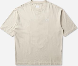 C.P. Company Men s 30/1 Jersey British Sailor T-Shirt Silver Brich