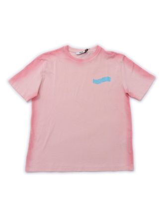 Msgm Jersey Airbrushed T Shirt Unisex