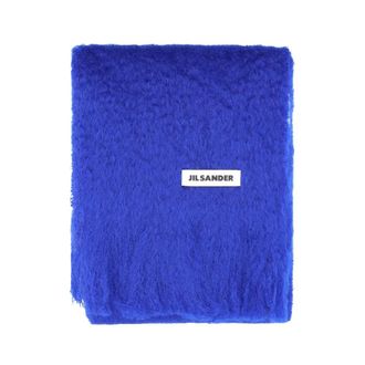 Jil Sander Bufanda estrecha de mezcla de lana - Accessories - unisex - Azul - ONE SIZE