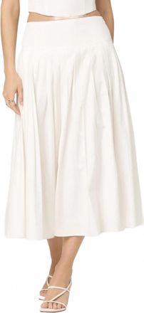 Astr Aubrianna Skirt In White
