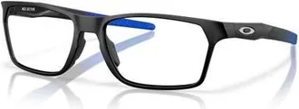 Oakley 55mm Rectangle optical glasses in Black/blue at Nordstrom