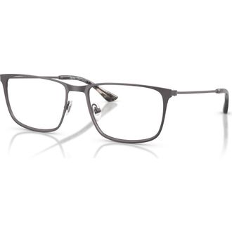 Brooks Brothers 59mm Rectangle optical glasses in Grey at Nordstrom