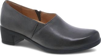 Dansko Womens Camdyn Burnished Nubuck Shoe In Grey