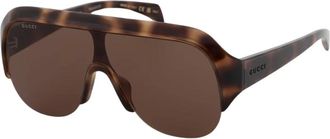 Gucci Gafas de Sol Shield - Accessories - Mujer - Marr&oacute;n - ONE SIZE