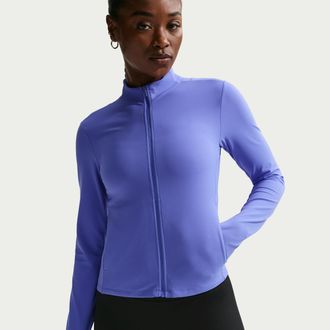 Nike Womens Zenvy Dri-FIT Full-Zip Jacket in Blue | II3927-570