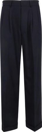 Junya Watanabe Tailored Broeken - Heren - Nette broeken - Zwart - M - Wol - Broeken