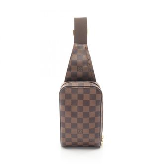 Louis Vuitton Brown Damier Canvas Coated Canvas Fanny Pack Sling Bag (Pre-Owned)