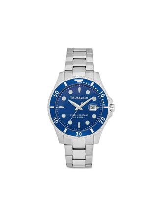 Trussardi City Life 42mm - men - Steel/Mineral Glass - OS - Silver