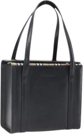 Burberry Pre-owned Handbags, female, Black, Size: ONE SIZE Pre-owned Vintage Hand Bag