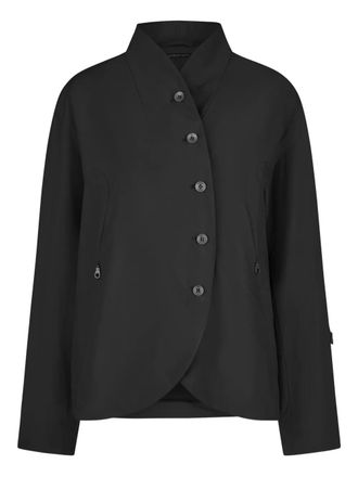 Annette G&ouml;rtz Ando fitted jacket - women - Cotton/Elastane/Viscose/Polyamide/Recycled Polyester/Polyurethane - 36 - Black