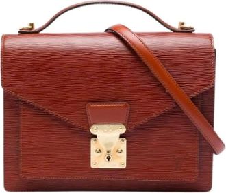 Louis Vuitton Pre-owned Monceau - Dames - Pre-owned - Bruin - Maat: ONE Size Leer