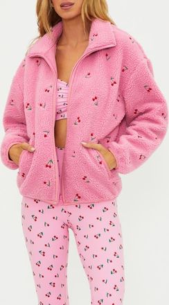 Beach Riot Bennie Fleece Jacket in Mon Cheri Sherpa at Nordstrom, Size X-Large