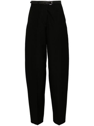 Alexander Wang Wollen broek met ceintuur - Zwart