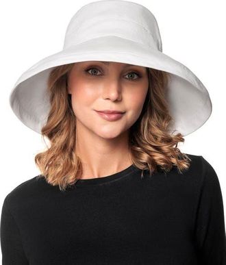 Coolibar Womens Kettle Brim Hat - UPF 50+ Sun Protection - Sydney in White at Nordstrom