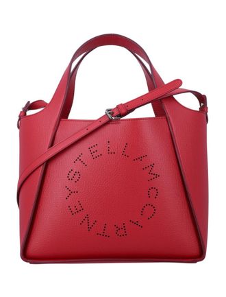 Stella McCartney Red Logo Large Tote