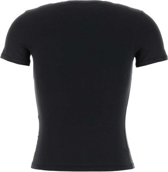 SKIMS Stretch Cotton T-Shirt - Black