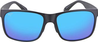 Maui Jim Red Sands Blue Hawaii Square Mens Sunglasses B432-2M 59
