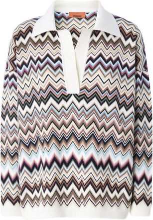 Missoni Polo Missoni con motivo Zig Zag