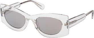Max & Co. MO0068 26C Womens Sunglasses Clear Size 52