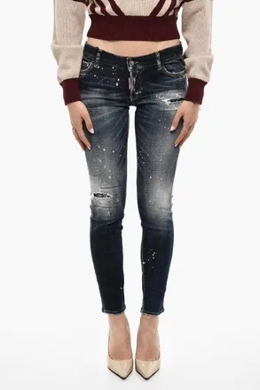 Dsquared2 Distressed Jeans with Splatter Effect Dsquared2
