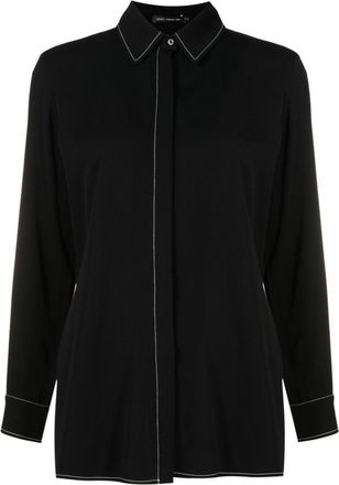 Lenny Niemeyer Camicia con cuciture a contrasto - Nero