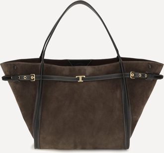 Tod's Borsa Tote in pelle scamosciata Woman UNI