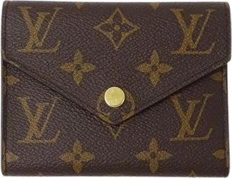 Louis Vuitton Pre-owned Wallets, female, Brown, Size: ONE SIZE Pre-owned Tri-fold Wallet