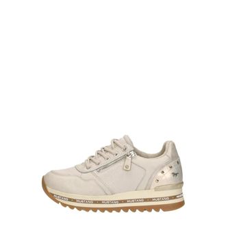 Mustang Lage Sneakers - Dames - Sneakers - Grijs - 37 EU - Leer - Schoenen