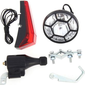 OEM Juego De Luces De Dinamo Para Bicicleta, Luces De Seguridad Led Delanteras Y Traseras, Accesorios Para Bicicleta, Luz Trasera