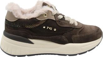 Nero Giardini Clyde - Dames - Sneakers - Bruin - 40 EU - Schoenen
