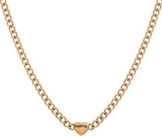 Alex and Ani Mama Curb Chain Necklace in Gold at Nordstrom, Size Small/medium