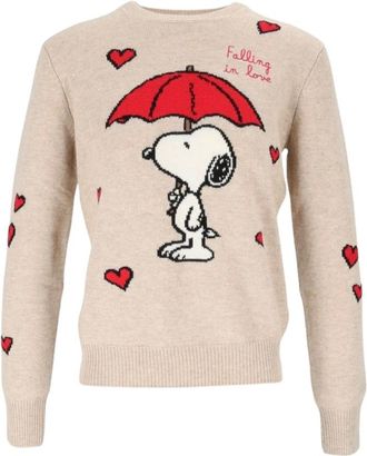MC2 Saint Barth New Queen Sweater - Dames - Truien - Beige - Maat: M