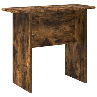 vidaXL Mesa Consola Roble Ahumado 93 X 40 X 75 Cm Madera De Ingenier&iacute;a Vidaxl