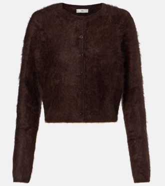 Frame Denim Cardigan cropped Teddy in cashmere