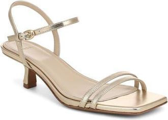 Vince Tilda Ankle Strap Sandal in Champagne at Nordstrom, Size 7.5