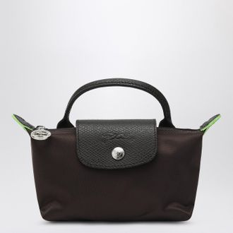 Longchamp Le Pliage Gr&uuml;ne Mokkafarbene Clutch-Tasche