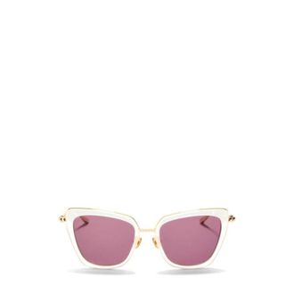 Valentino V - Daydream Ii Translucent White Cat-Eye Sunglasses