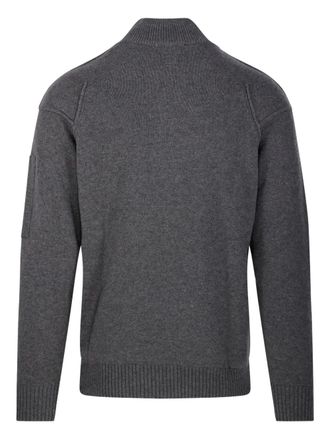 C.P. Company Maglione con mezza zip - Grigio