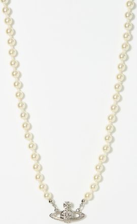 Vivienne Westwood Mens BaGlimmering bas-relief iridescent bead necklace