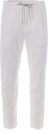 Eleventy Ribbed Velvet Joggers with Adjustable Waistband