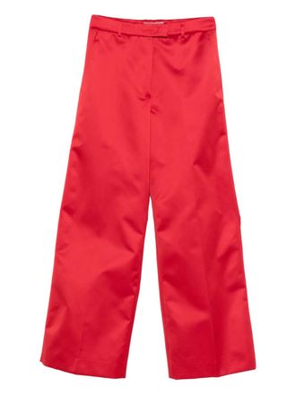 Frankie Shop Brickell satin trousers - Red