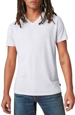 Lucky Brand Venice V-Neck Burnout T-Shirt in Bright White at Nordstrom, Size Xx-Large
