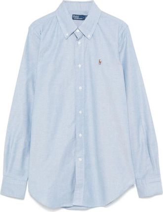 Polo Ralph Lauren Casual Blauw Lange Mouwen Overhemd - Dames - Overhemden - Blauw - S - Katoen - Overhemden