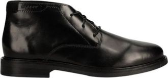 GANT St Fairkon - Heren - Veterlaarzen - Zwart - 41 EU - Leer - Schoenen