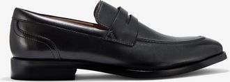 Clarks Mens Banstead Lo Black Leather Shoes - Size UK 10.5